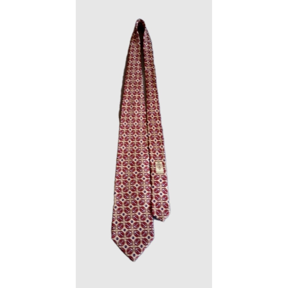 Vintage Gucci Silk Tie Made In Italy Nautical Anchor Pattern Designer Classic - Picture 3 of 8